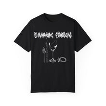 Load image into Gallery viewer, Metal Champagne Problems Unisex Garment-Dyed T-shirt