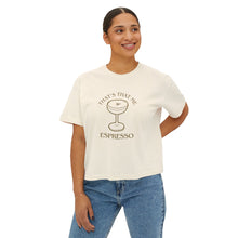 Load image into Gallery viewer, Espresso Women&#39;s Boxy Tee