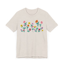 Load image into Gallery viewer, Surprise Song Florals Unisex Jersey Short Sleeve Tee