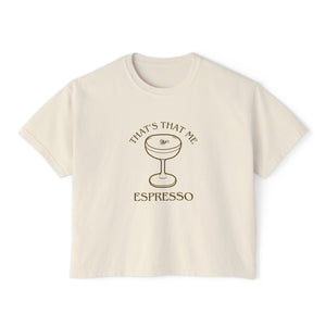 Espresso Women's Boxy Tee