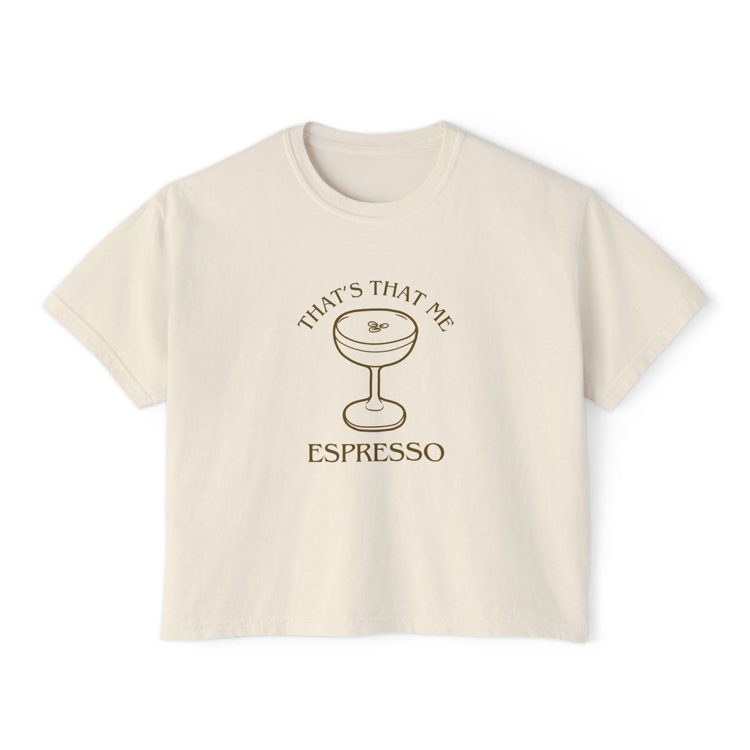 Espresso Women's Boxy Tee