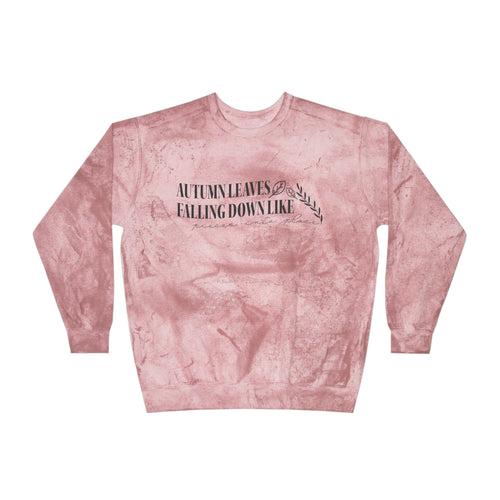 Autumn Leaves Color Blast Crewneck Sweatshirt