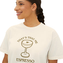 Load image into Gallery viewer, Espresso Women&#39;s Boxy Tee