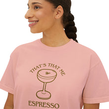 Load image into Gallery viewer, Espresso Women&#39;s Boxy Tee