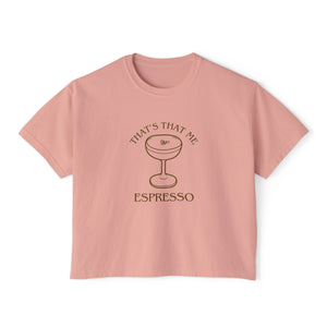 Espresso Women's Boxy Tee